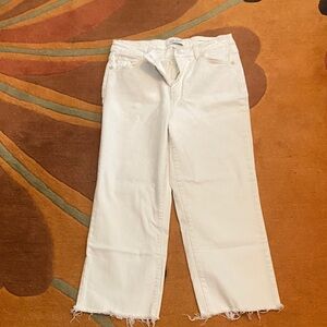 Judy Blue Women's White Straight Leg Jeans